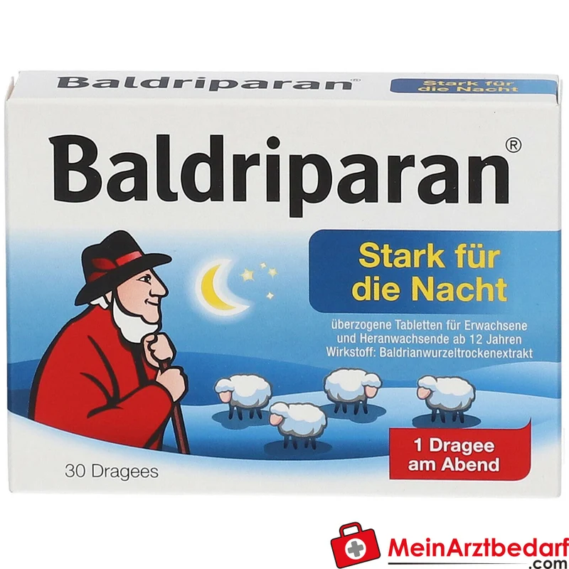 Baldriparan Stark für die Nacht Baldrianextrakt Tabletten