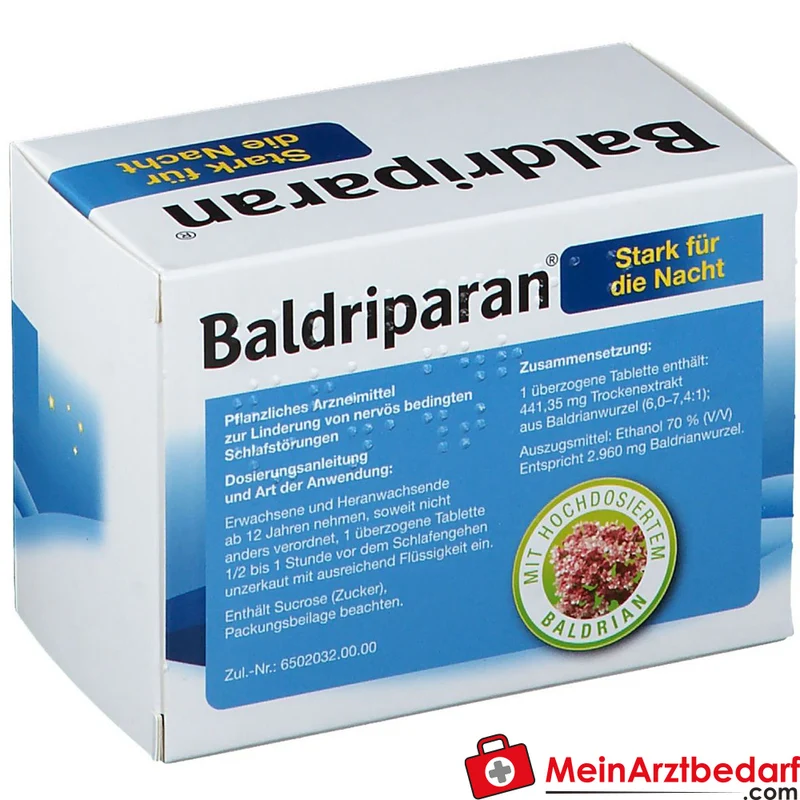 Baldriparan Stark für die Nacht Baldrianextrakt Tabletten