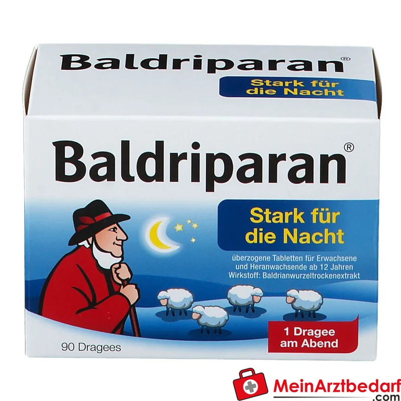 Baldriparan Stark für die Nacht Baldrianextrakt Tabletten