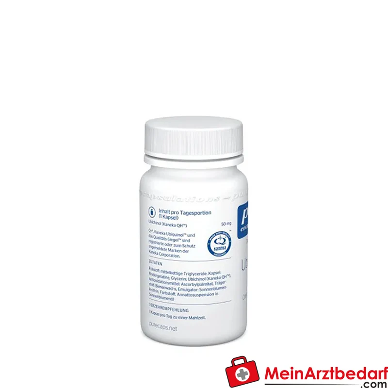 Pure Encapsulations Ubiquinol‑QH 50 mg Kapseln 60 Stück