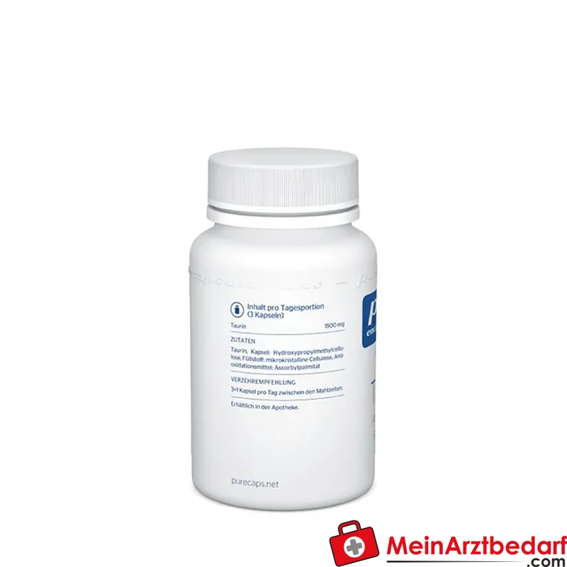 Pure Encapsulations Taurin 500 mg Kapseln 60 Stück