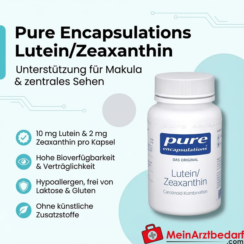 Pure Encapsulations Lutein/Zeaxanthin 10 mg/2 mg Kapseln 60 Stück