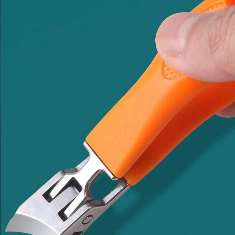 Extra starker Nagelknipser für dicke und eingewachsene Nägel – Ergonomisch, spritzgeschützt und komfortabel
