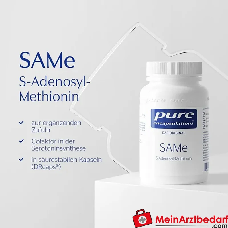 Pure Encapsulations SAMe (S‑Adenosyl‑Methionin) 200 mg Kapseln 60 Stück
