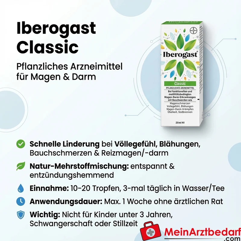Iberogast Classic pflanzliche Mehrstoffmischung Tropfen