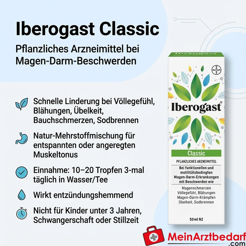 Iberogast Classic pflanzliche Mehrstoffmischung Tropfen
