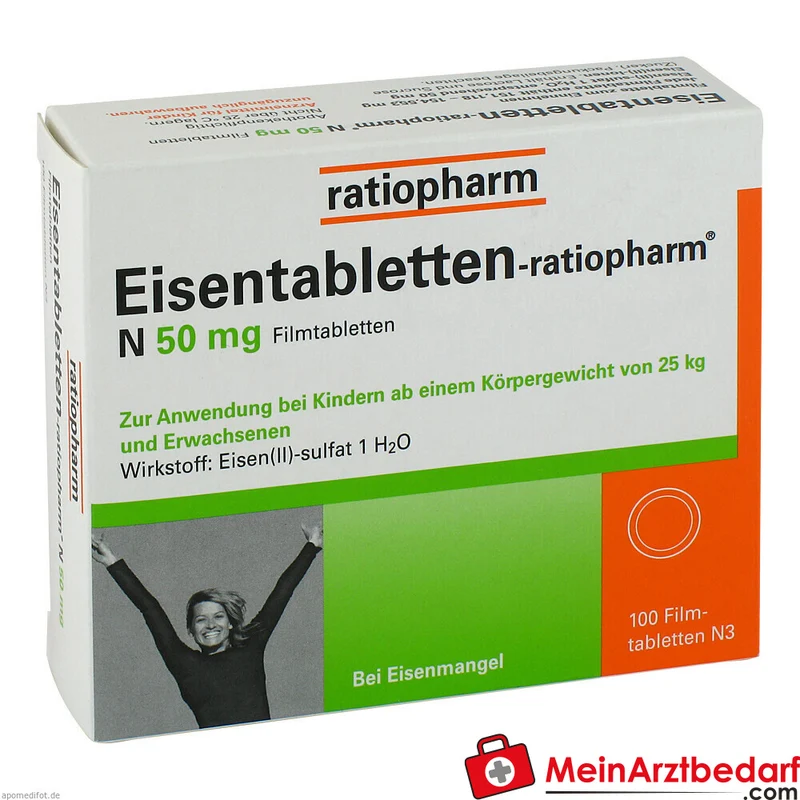 ratiopharm Eisentabletten N 50 mg Tabletten