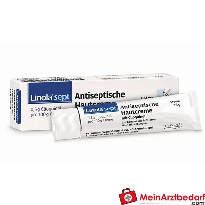 Linola sept Antiseptische Hautcreme mit Clioquinol 20 g
