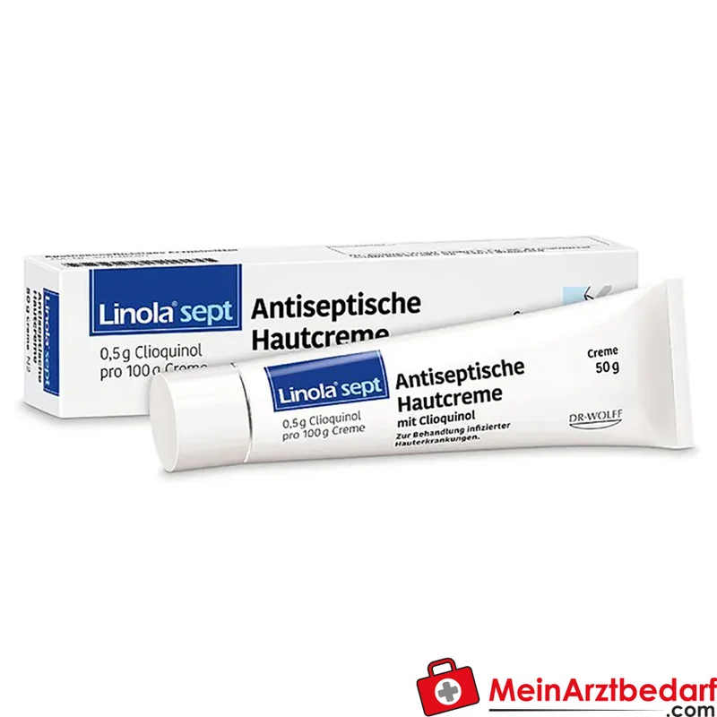 Linola sept Antiseptische Hautcreme mit Clioquinol 20 g