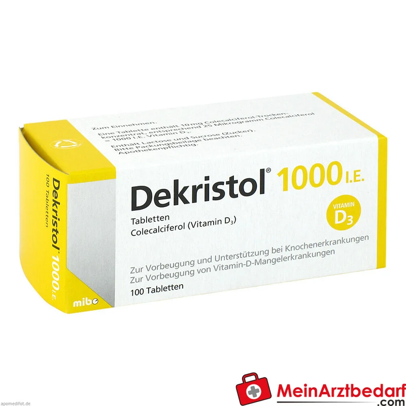 Dekristol 1000 I.E. Vitamin D3 Tabletten