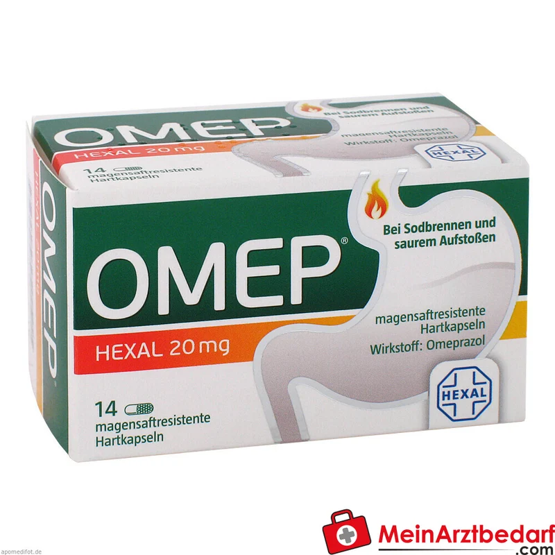 Hexal Omeprazol 20 mg Kapseln 14 Stück