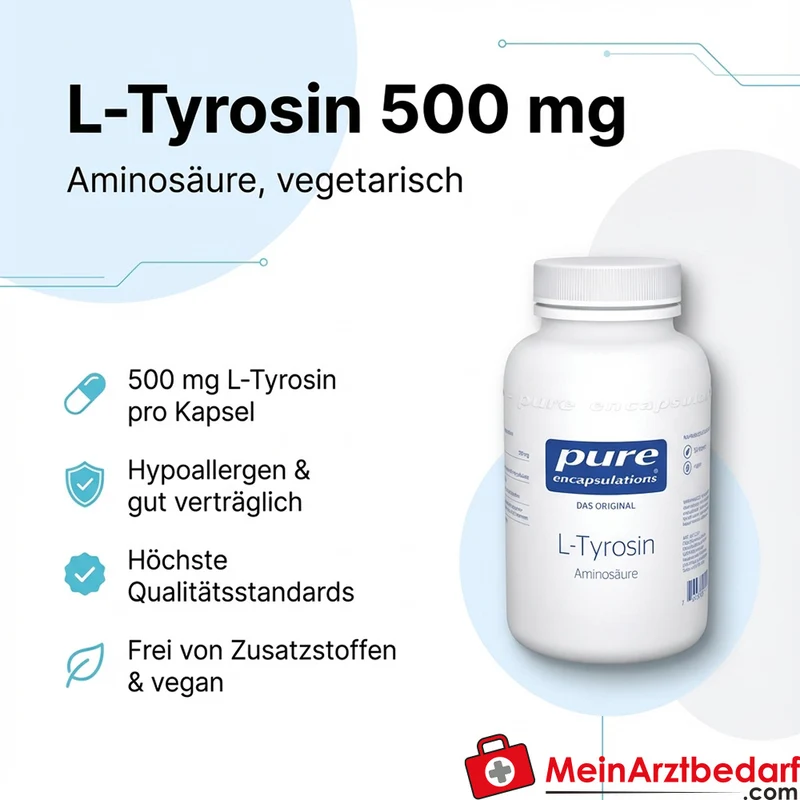 Pure Encapsulations L-Tyrosin 500 mg Kapseln 90 Stück