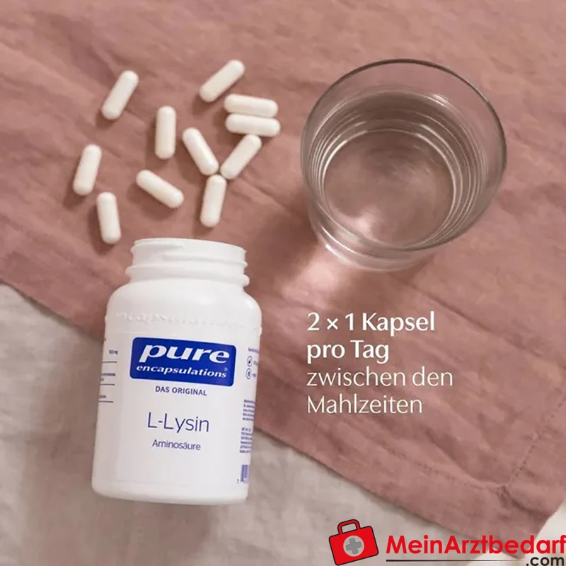 Pure Encapsulations L-Lysin 500 mg (Lysin‑HCl) Kapseln 90 Stück
