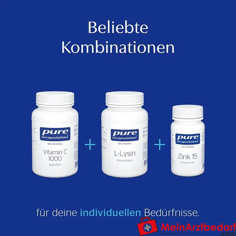 Pure Encapsulations L-Lysin 500 mg (Lysin‑HCl) Kapseln 90 Stück