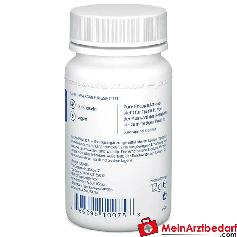 Pure Encapsulations CoQ10 60 mg Kapseln 60 Stück