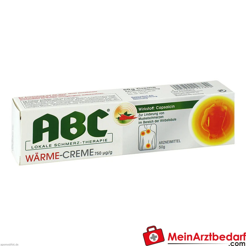 Hansaplast med ABC Wärme-Creme Capsaicin 0,75 mg/g Creme 1 Tube