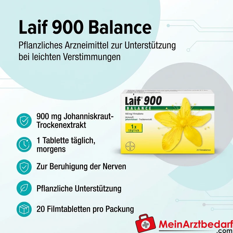 Laif 900 Balance Johanniskraut-Extrakt 900 mg Tabletten