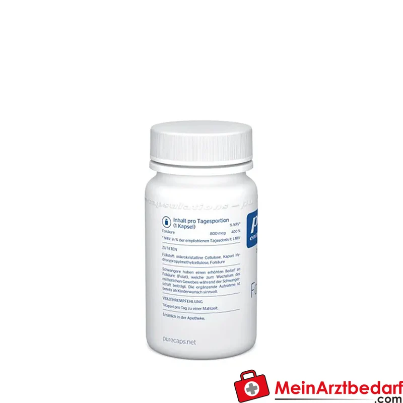 Pure Encapsulations Folsäure 0,8 mg Kapseln 60 Stück