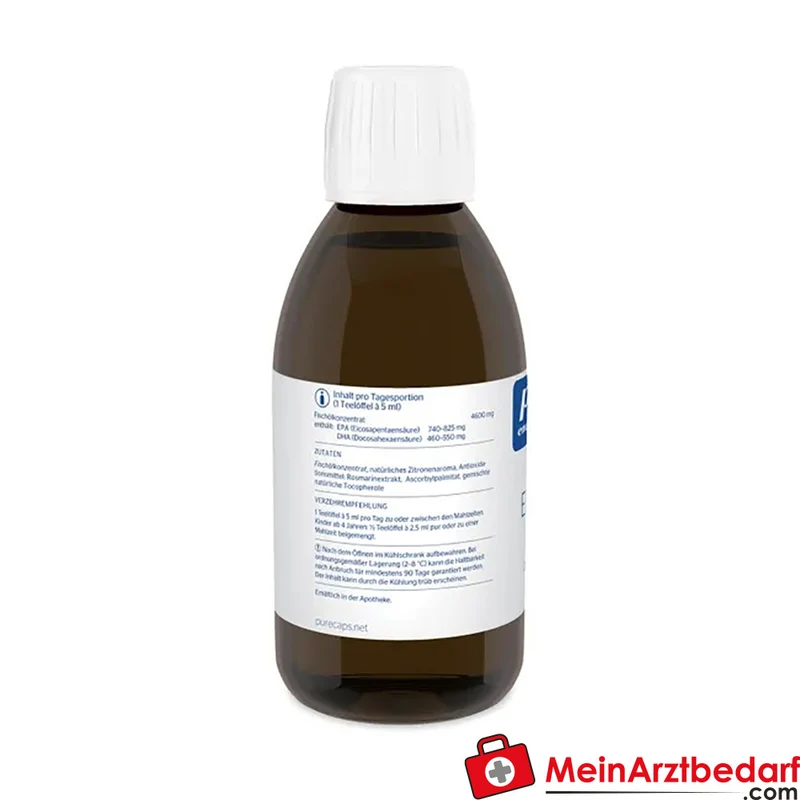 Pure Encapsulations EPA/DHA Liquid Fischölkonzentrat pro 5 ml EPA 740–825 mg DHA 460–550 mg 200 ml
