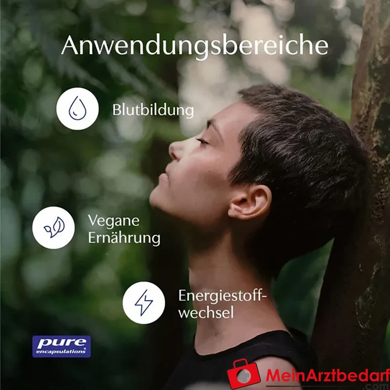Pure Encapsulations Eisen-C Eisencitrat 15 mg, Vitamin C 175 mg Kapseln 60 Stück