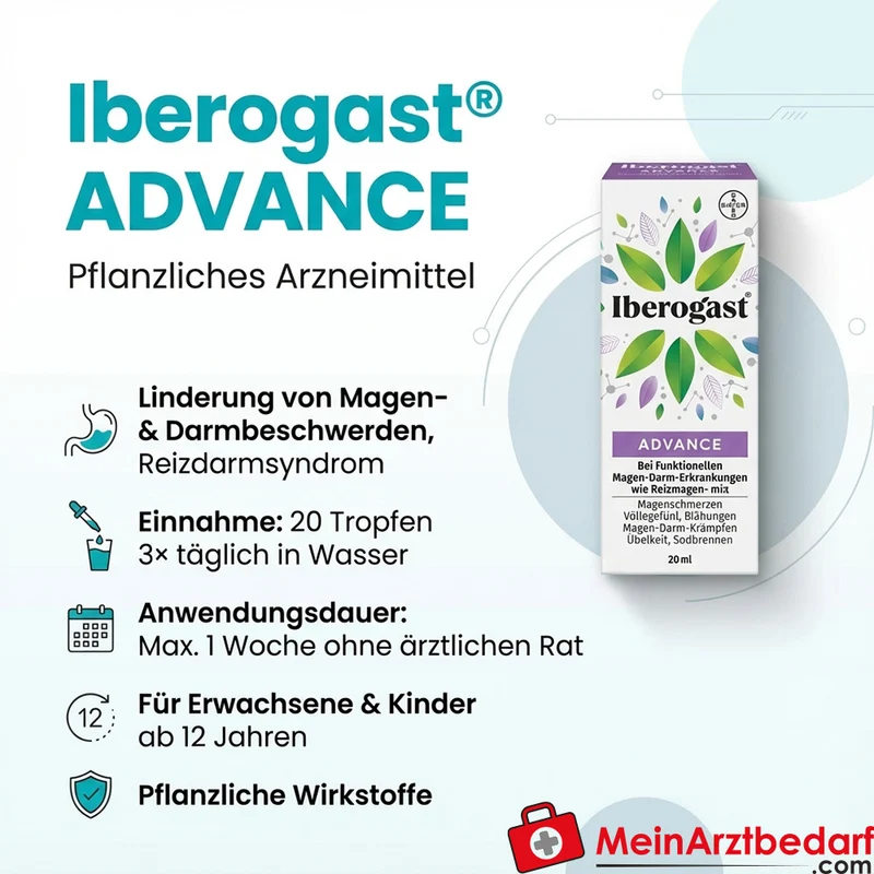 Iberogast ADVANCE pflanzliche Tropfen gegen Magen‑Darm‑Beschwerden