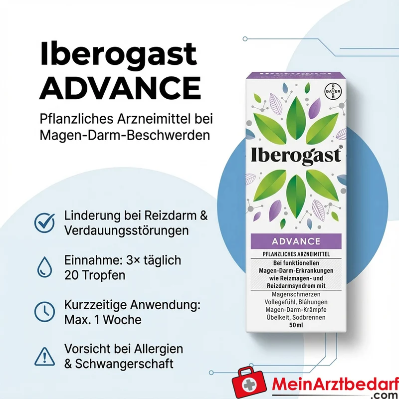 Iberogast ADVANCE pflanzliche Tropfen gegen Magen‑Darm‑Beschwerden