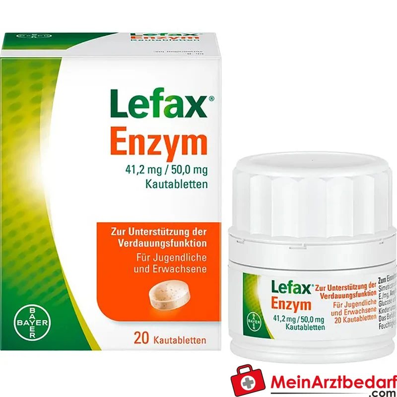Lefax Enzym pankreatische Enzyme + Simeticon Tabletten