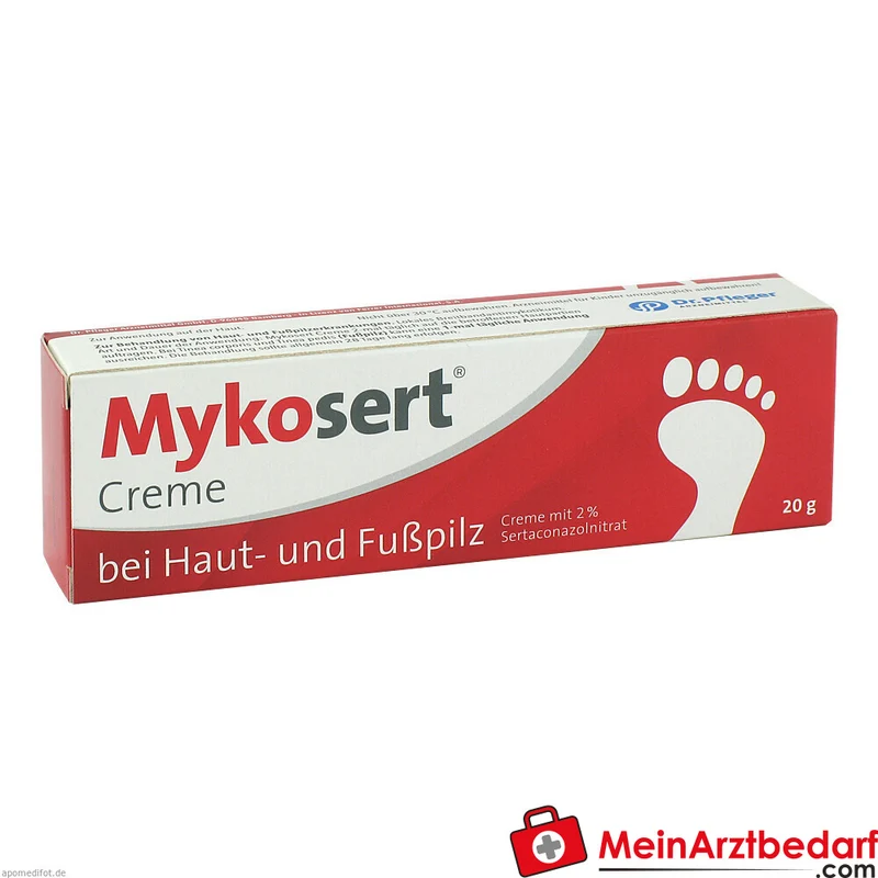 Mykosert Creme bei Haut- und Fußpilz