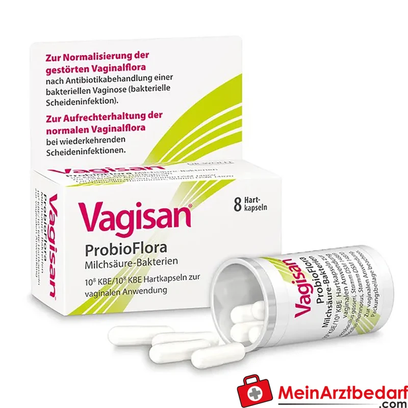 Vagisan ProbioFlora Milchsäurebakterien Vaginalkapseln Packung