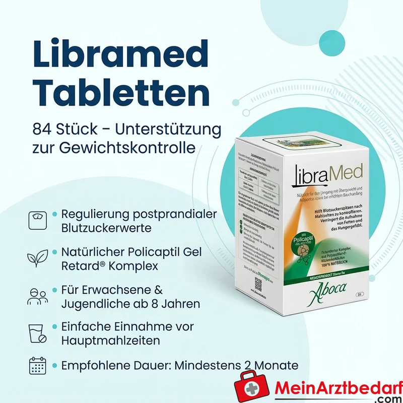 Libramed Policaptil Gel Retard Polysaccharide Tabletten 84 Stück