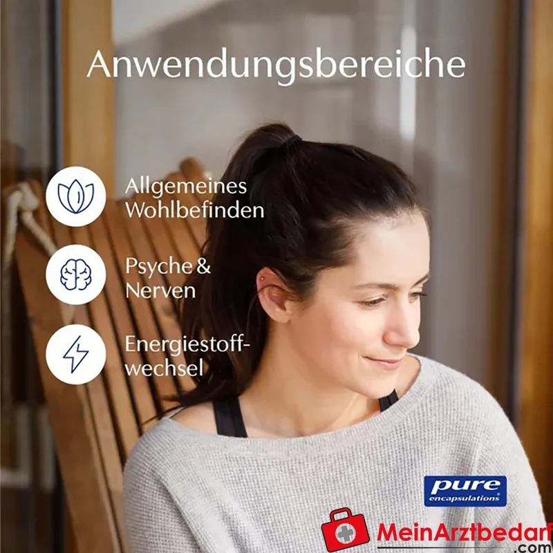 Pure Encapsulations B-Complex B-Vitamine mit Methylfolat & Mecobalamin Kapseln 120 Stück