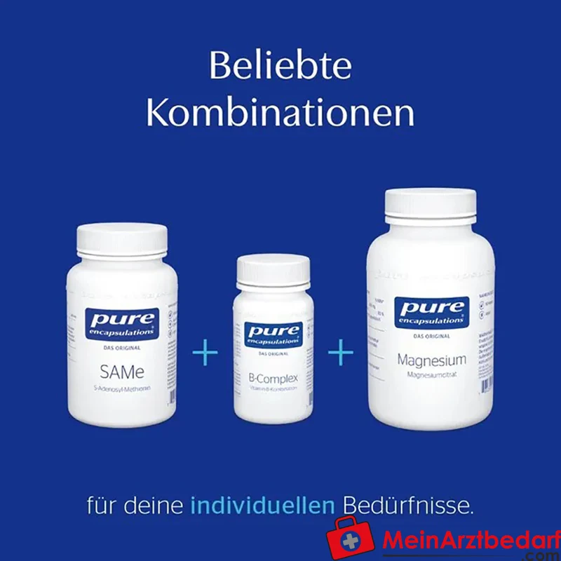Pure Encapsulations B-Complex B-Vitamine mit Methylfolat & Mecobalamin Kapseln 120 Stück