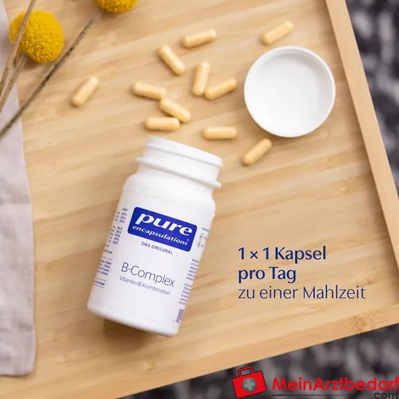 Pure Encapsulations B-Complex B-Vitamine mit Methylfolat & Mecobalamin Kapseln 120 Stück