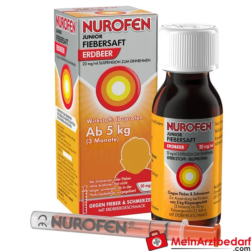 Nurofen Junior Fiebersaft 20 mg/ml Saft Erdbeergeschmack