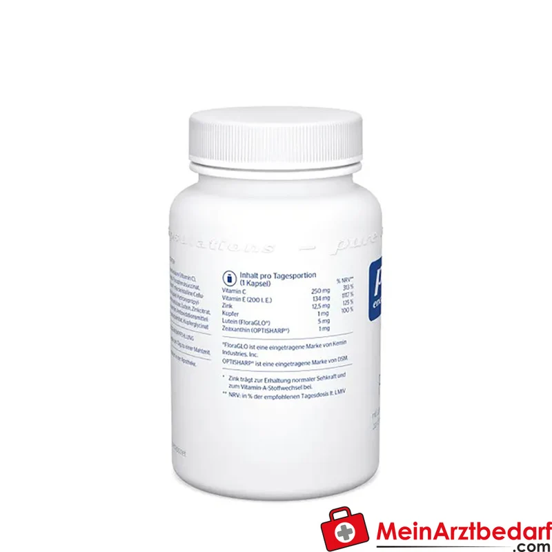 Pure Encapsulations AMD-Formel Lutein 5 mg Zeaxanthin 1 mg Kapseln 60 Stück
