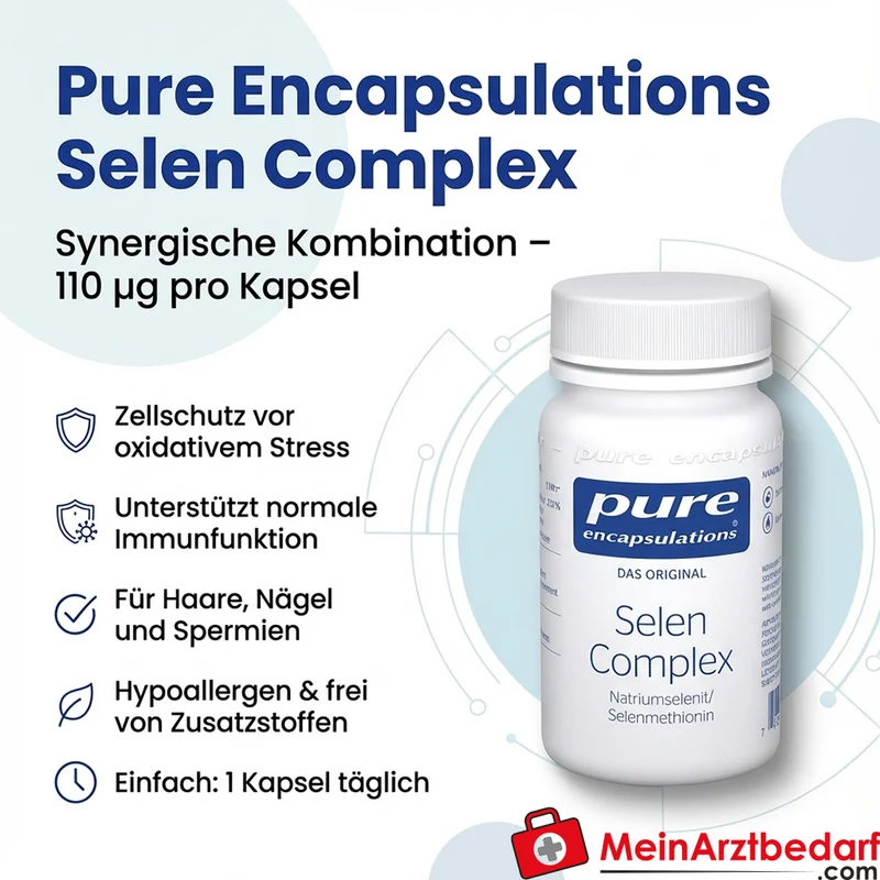 Pure Encapsulations Selen Complex 110 µg Selen Kapseln