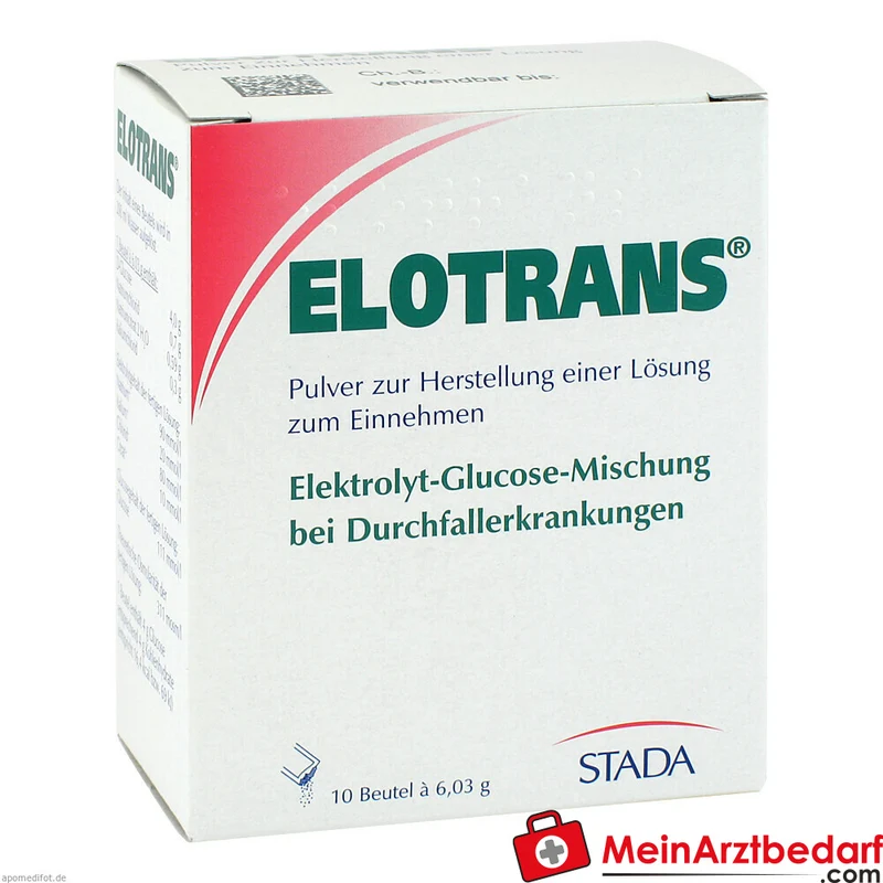 Elotrans reload isotonisches Elektrolyt-Trinkpulver Orange 15 Beutel 114 g