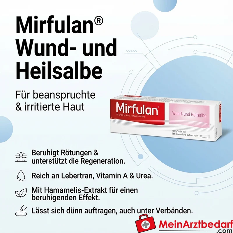 Mirfulan Salbe Lebertran Urea Hautschutzsalbe 50 g