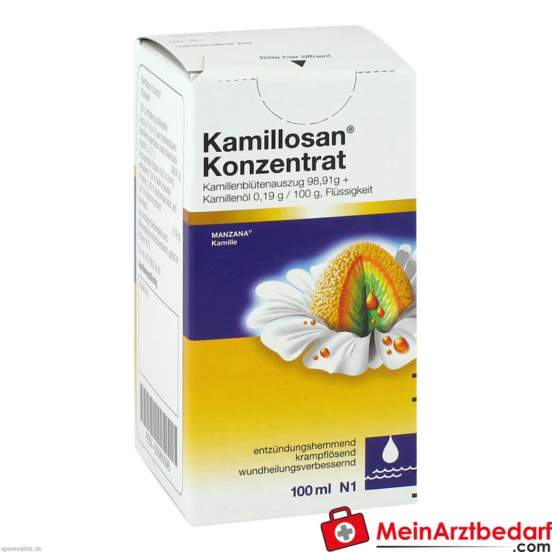 Kamillosan Flüssigkeit Flüssigextrakt aus Kamillenblütenköpfchen (Matricaria recutita) 4,7:1