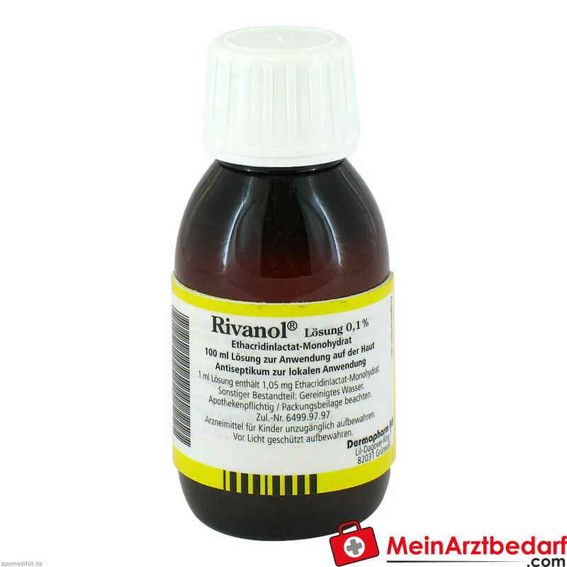 Rivanol Lösung 0,1% (Ethacridinlactat 1,05 mg) zur lokalen Anwendung
