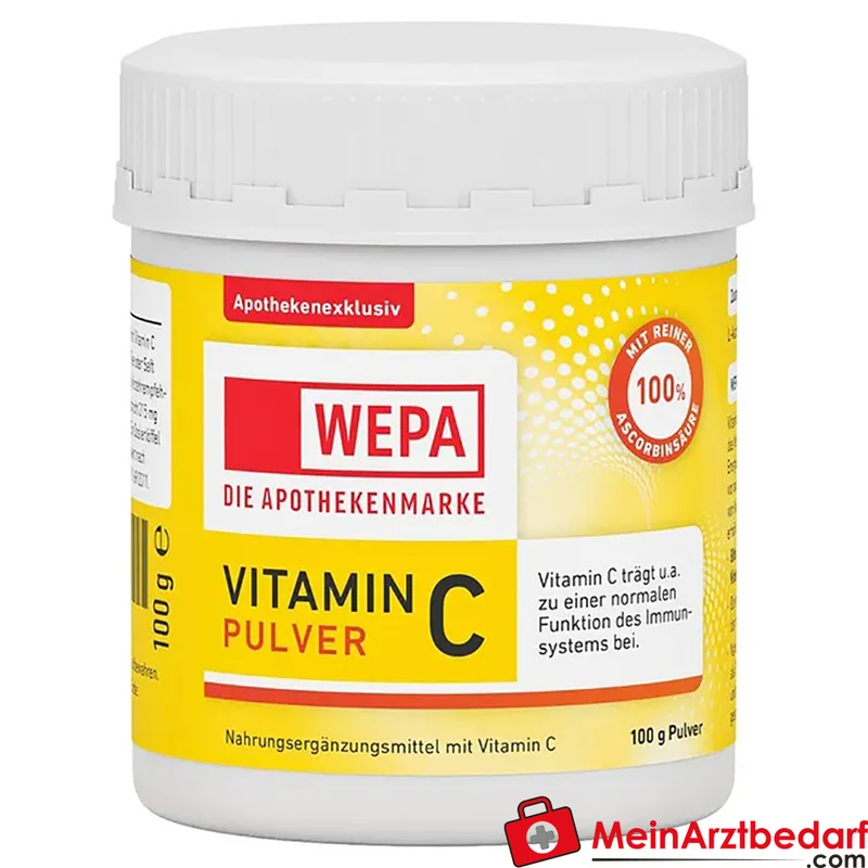 WEPA Vitamin C L‑Ascorbinsäure 1000 mg Pulver 300 g