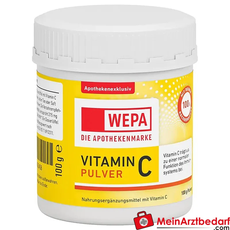 WEPA Vitamin C L‑Ascorbinsäure 1000 mg Pulver 300 g