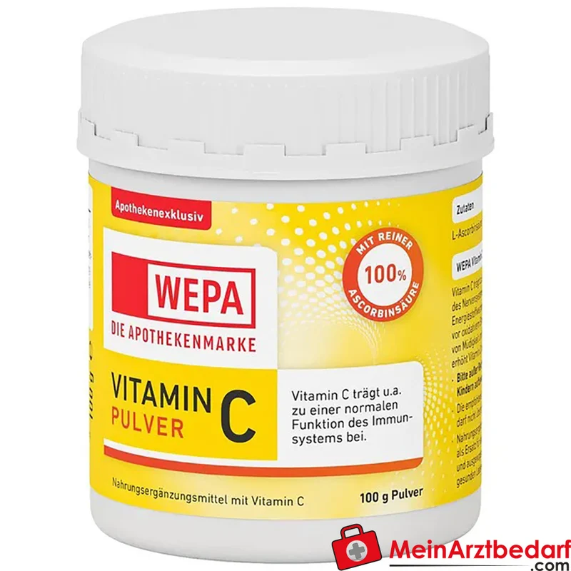 WEPA Vitamin C L‑Ascorbinsäure 1000 mg Pulver 300 g