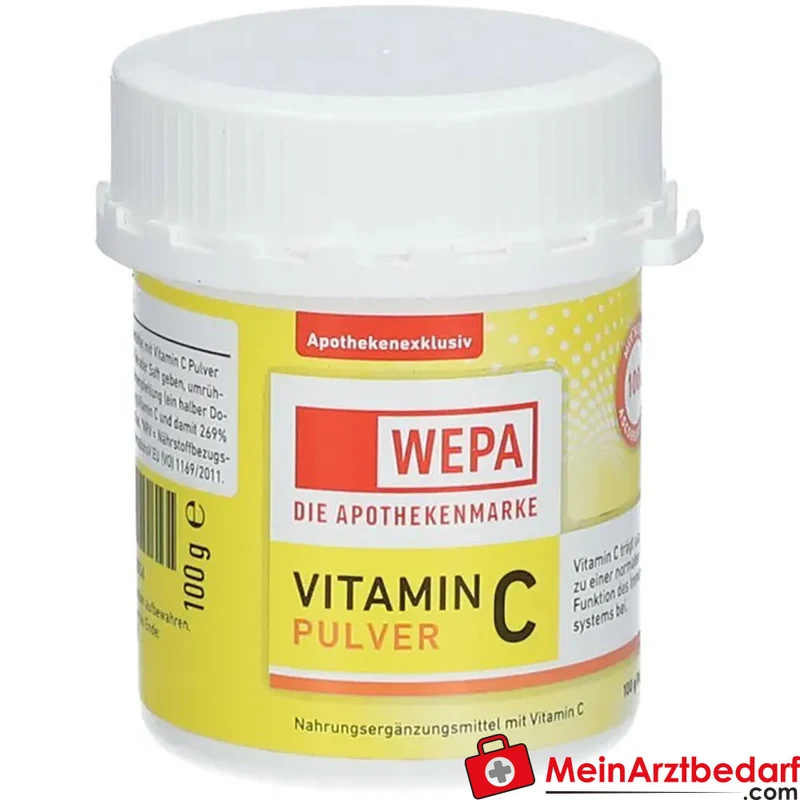 WEPA Vitamin C L‑Ascorbinsäure 1000 mg Pulver 300 g