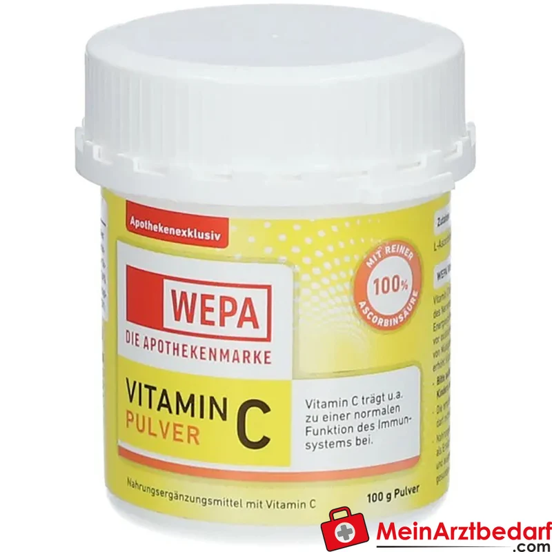 WEPA Vitamin C L‑Ascorbinsäure 1000 mg Pulver 300 g