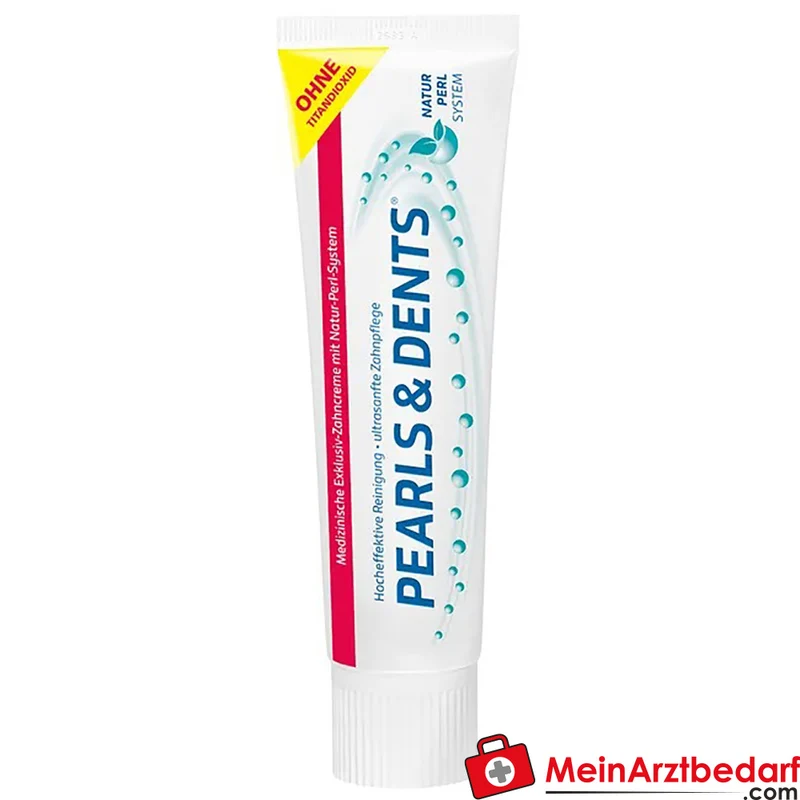 PEARLS & DENTS Zahnpasta 100 ml mit Fluorid (Olaflur) titandioxidfrei