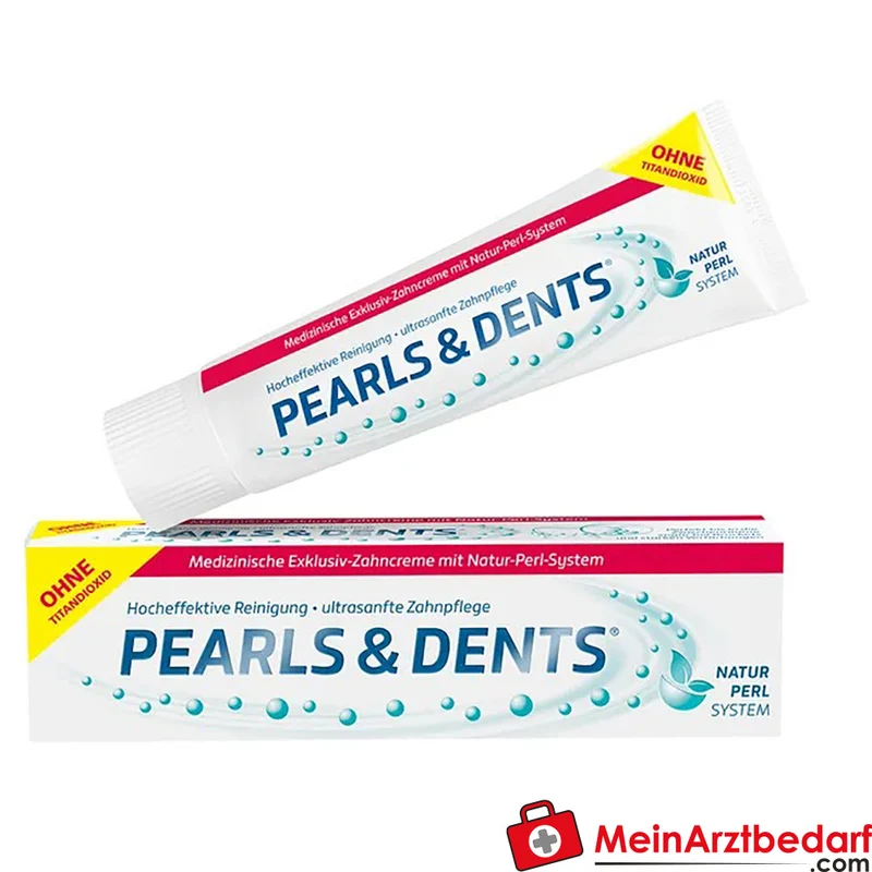 PEARLS & DENTS Zahnpasta 100 ml mit Fluorid (Olaflur) titandioxidfrei