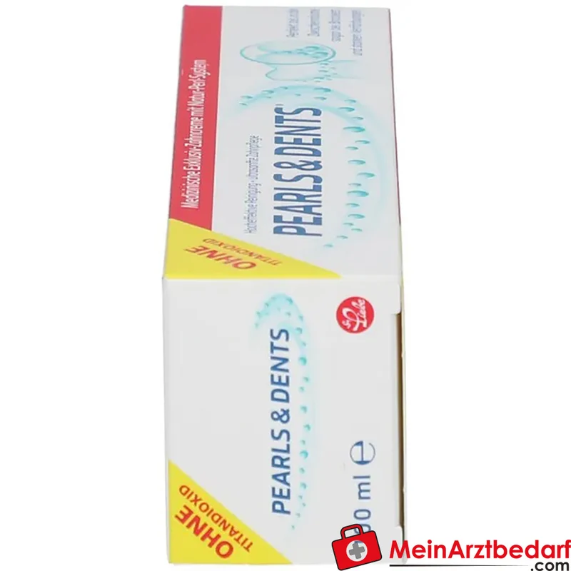 PEARLS & DENTS Zahnpasta 100 ml mit Fluorid (Olaflur) titandioxidfrei