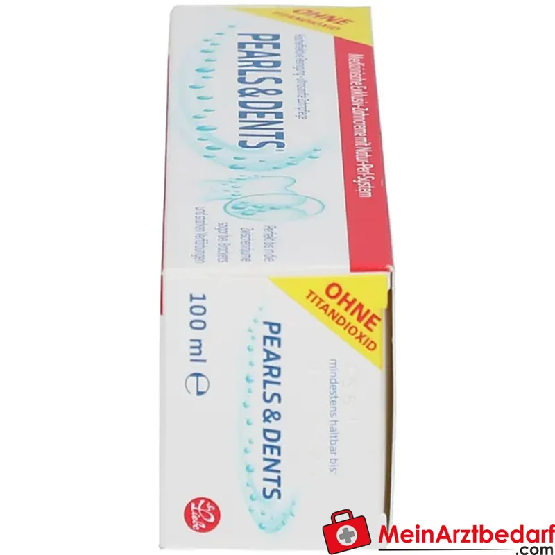 PEARLS & DENTS Zahnpasta 100 ml mit Fluorid (Olaflur) titandioxidfrei