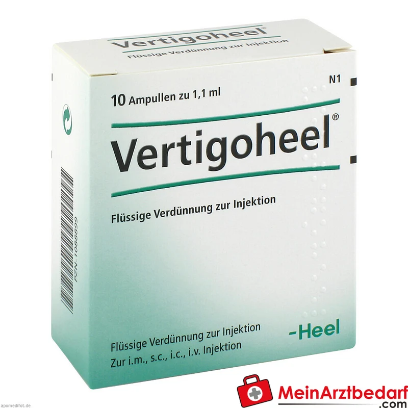 Vertigoheel Ampullen Anamirta cocculus D3/Conium maculatum D2/Ambra grisea D5/Petroleum rectificatum D7 Injektionslösung 10 St.